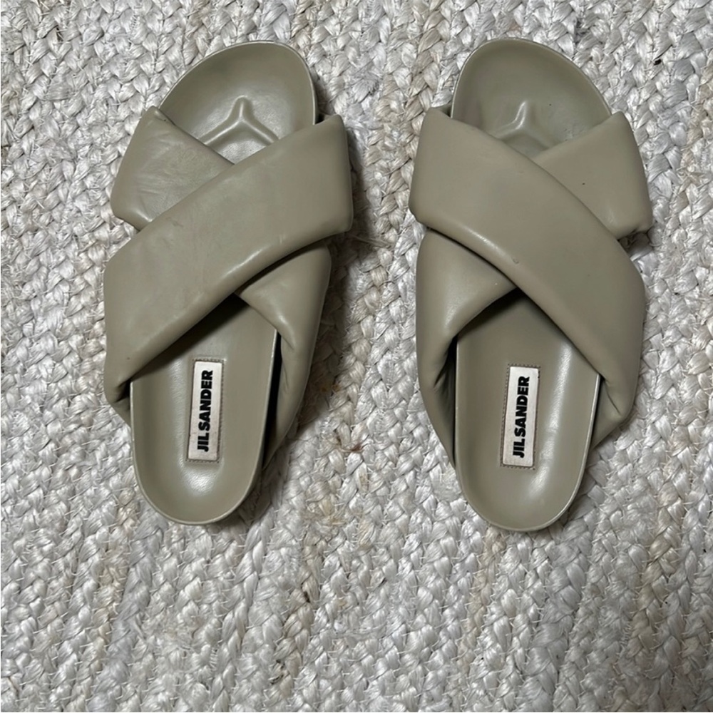Jil Sander puffy Sandals 41